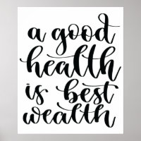 A Good Health Is Best Wealth