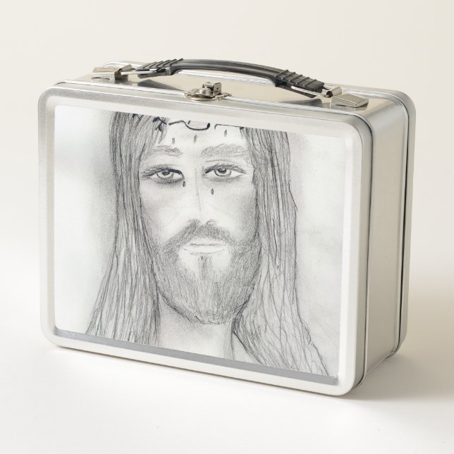 A Good Jesus Metal Lunch Box (Front)