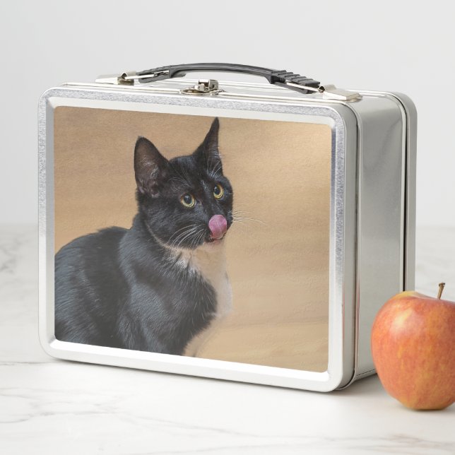 A Good Lick Painterly Metal Lunch Box (In Situ)