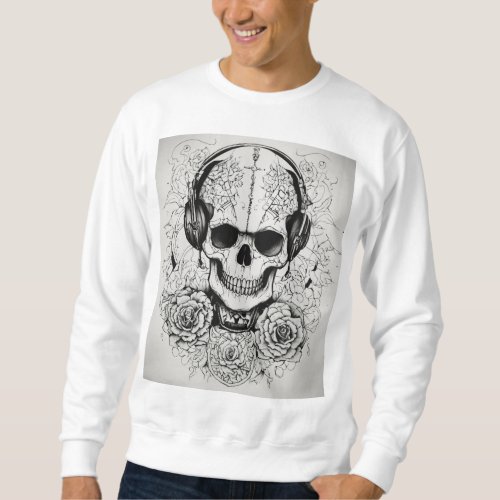 A good looking t_shirt with rock and roll design  sweatshirt