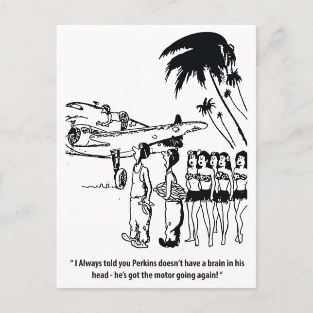 A Good Mechanic, Funny, Vintage Postcard (Front)