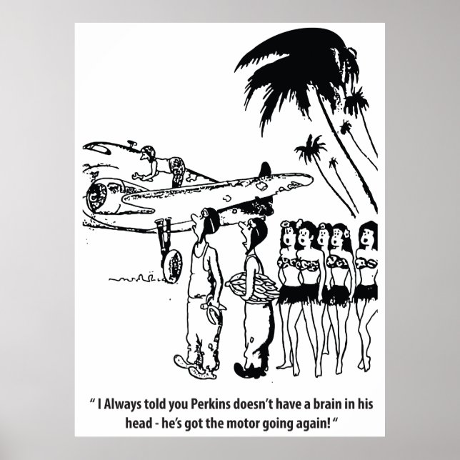 A Good Mechanic, Funny, Vintage Poster (Front)