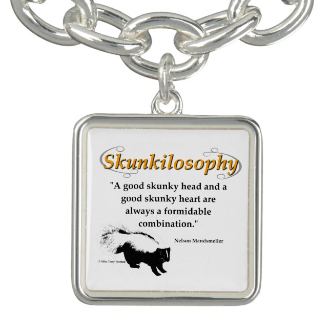 A good skunky head and a good skunky heart bracelet (Design)