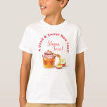 A Good & Sweet New Year! Honey & Apple Shana Tova T-Shirt<br><div class="desc">"A Good & Sweet New Year!" Rosh Hashanah Jewish New Year Holiday Honey and Apple Watercolor Illustration. Shana Tova! ( l'shana tova umetukah ) Hebrew Wishes text. Calligraphy Vintage, Autumn Holiday Festival, Birthday, Sukkot. Judaica. Hand Drawn Watercolor. Clothing & Shoes > Kids > Boys > Clothing > Tops & T-Shirts...</div>