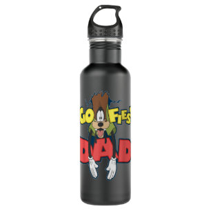 A Goofy Movie Goofy Goofiest Dad Portrait Stainless Steel Water Bottle
