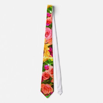 A Gorgeous Floral Tie! Tie by Jubal1 at Zazzle