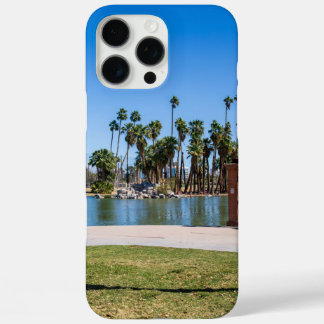 a gorgeous landscape at Encanto Park with a lake iPhone 16 Pro Max Case