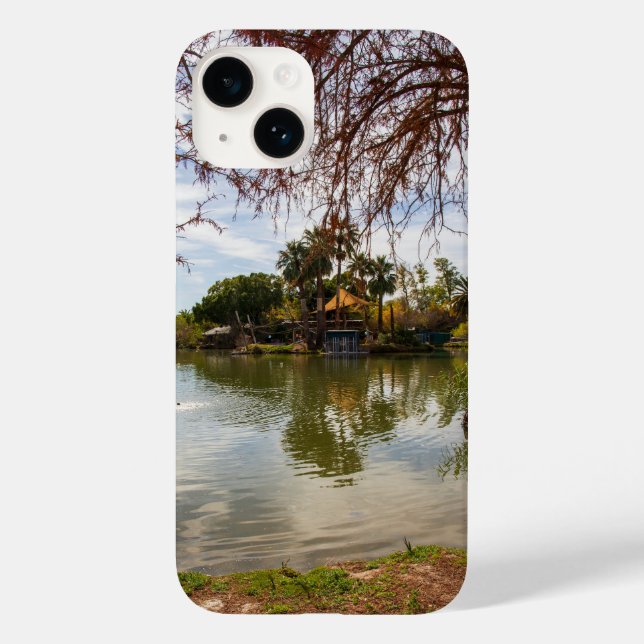 a gorgeous landscape at the Phoenix Zoo Case-Mate iPhone Case (Back)