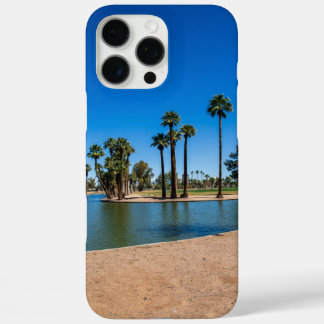 a gorgeous spring landscape at Encanto Park iPhone 16 Pro Max Case