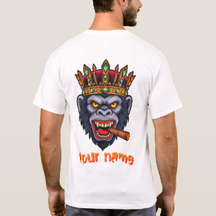 A Gorilla head T-Shirt print