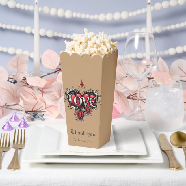 A gothic romance. An ornate, gothic-style Favor Boxes (Wedding)