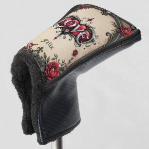 A gothic romance. An ornate, gothic-style Golf Head Cover
