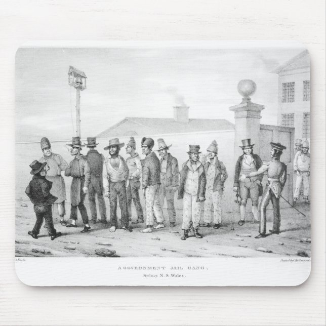 A Government Jail Gang Mouse Pad (Front)