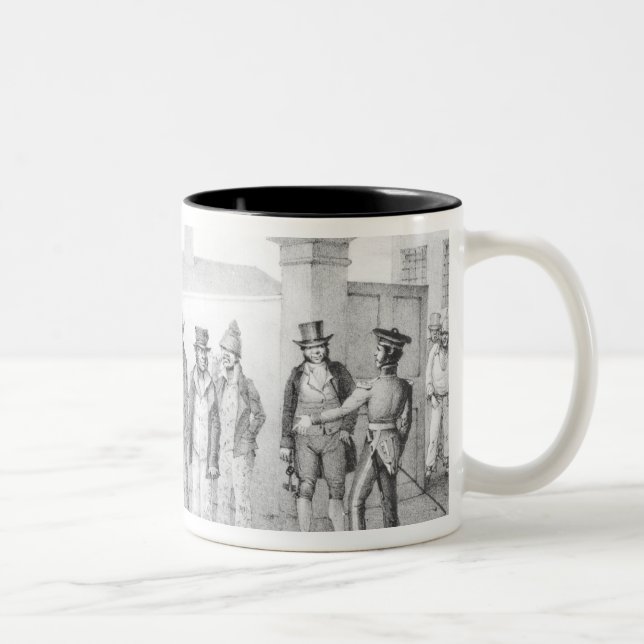 A Government Jail Gang Two-Tone Coffee Mug (Right)