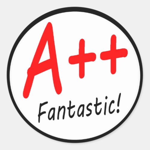 A Grade Sticker