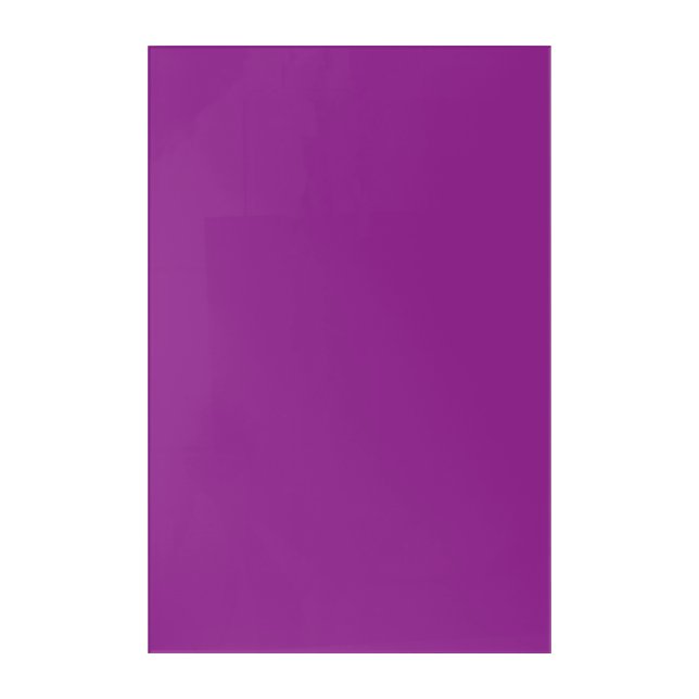 A gradient background blending shades of pink and  acrylic print (Front)