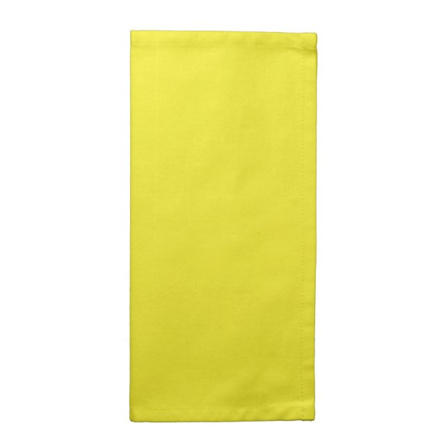 A gradient blending from yellow to orange, creatin cloth napkin (Half Fold)