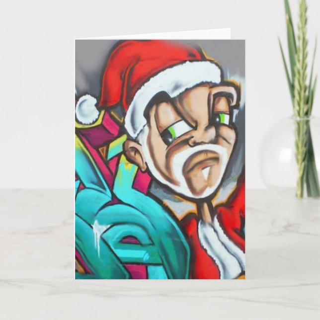 A Graffiti Christmas Card by Dmt. (Front)