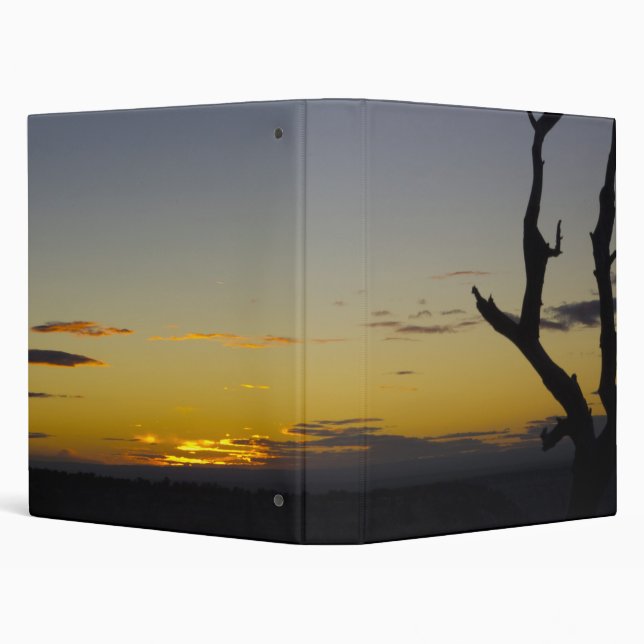 A Grand Canyon Sunset 3 Ring Binder (Background)