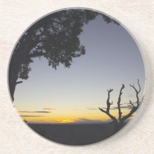 A Grand Canyon Sunset Drink Coaster