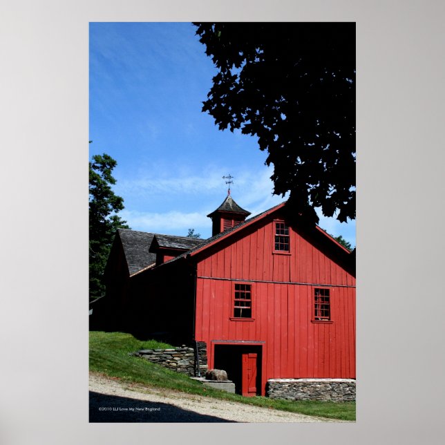 A Grand Old Barn Vertical - Gallery Print (Front)