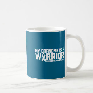 A Grandma Warrior Lung Cancer Awareness Coffee Mug