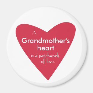 A Grandmother's Heart Magnet