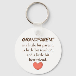 A Grandparent Is keychains