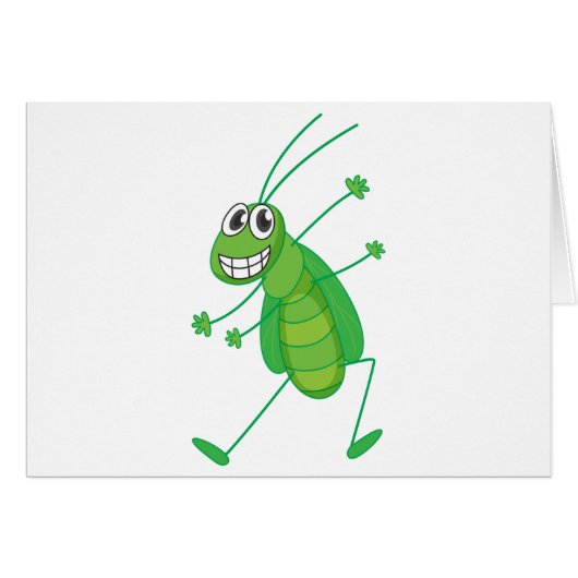 A grasshopper cards (Front Horizontal)