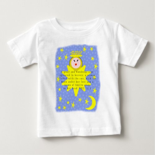A great and wondrous sign appeared in heaven baby T_Shirt