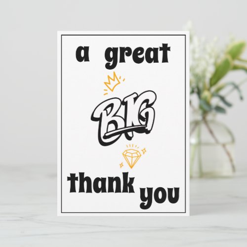 A Great Big Thank You Fun Typography Doodles