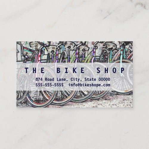A great bike design business card template