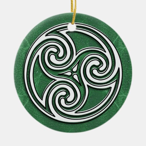 A great Celtic or Irish Holiday Photo Ornament
