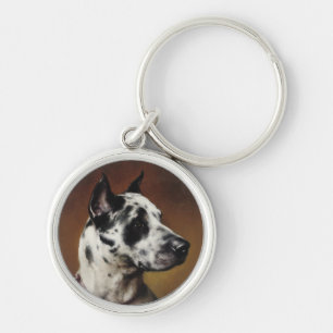 A Great Dane Keychain