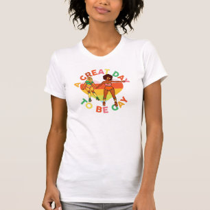 "A Great Day To Be Gay" Cute & Colorful Couple T-Shirt
