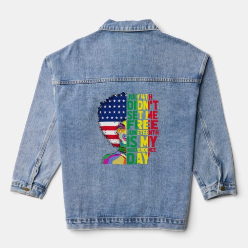 A Great  Idea For Anyone Who Supports African Amer Denim Jacket