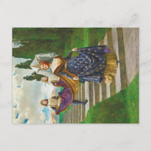 A Great Lady, c. 1910 by John Collier Postcard