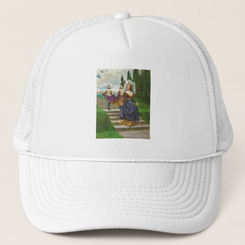 A Great Lady, c. 1910 by John Collier Trucker Hat
