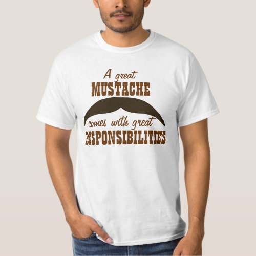 A Great Mustache T_Shirt