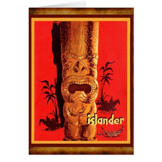 A great old mid-century Tiki! Cards (Front)