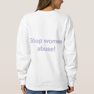 a great sweatshirt for past abused women