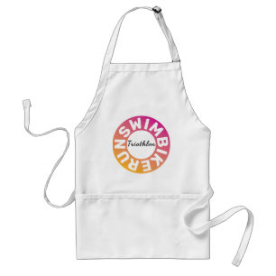 A great Triathlon gift for your friend or family Adult Apron