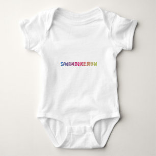 A great Triathlon gift for your friend or family Baby Bodysuit