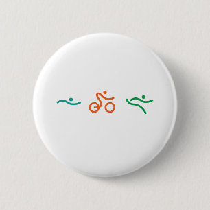 A great Triathlon gift for your friend or family Button