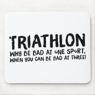 A great Triathlon gift for your friend or family Mouse Pad