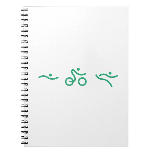 A great Triathlon gift for your friend or family Notebook (Front)