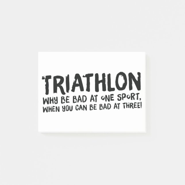A great Triathlon gift for your friend or family Post-it Notes (Front)