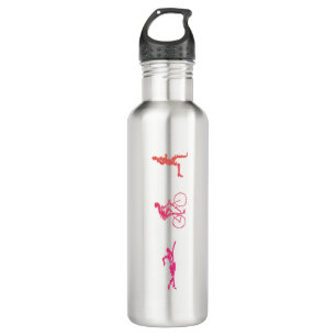 A great Triathlon gift for your friend or family.. Stainless Steel Water Bottle