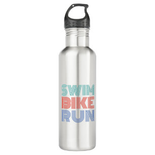 A great Triathlon gift for your friend or family Stainless Steel Water Bottle