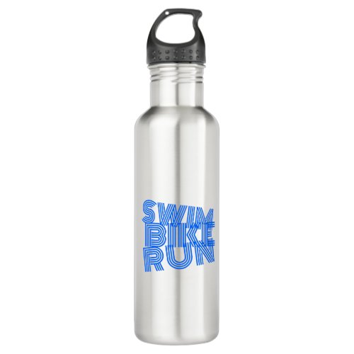 A great Triathlon gift for your friend or family Stainless Steel Water Bottle